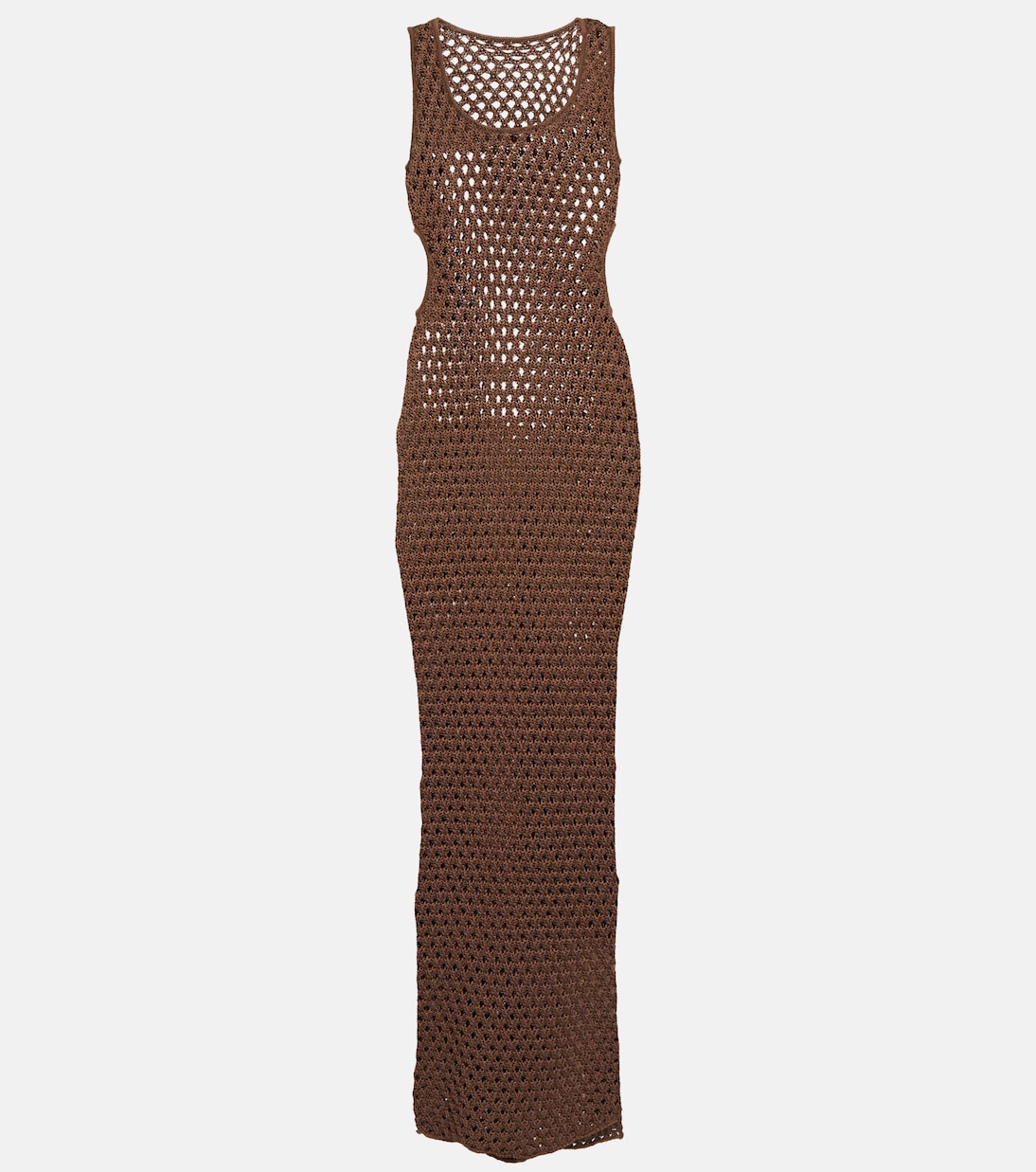 Vestido midi Aline de croché | SIR