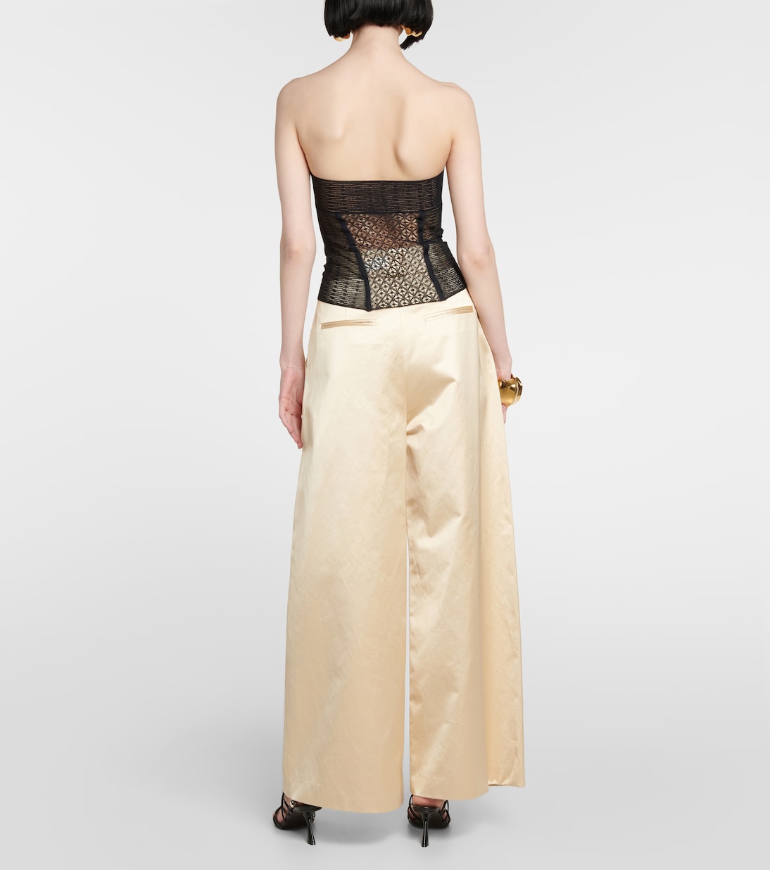 Bustier Lori in maglia di pizzo | Khaite