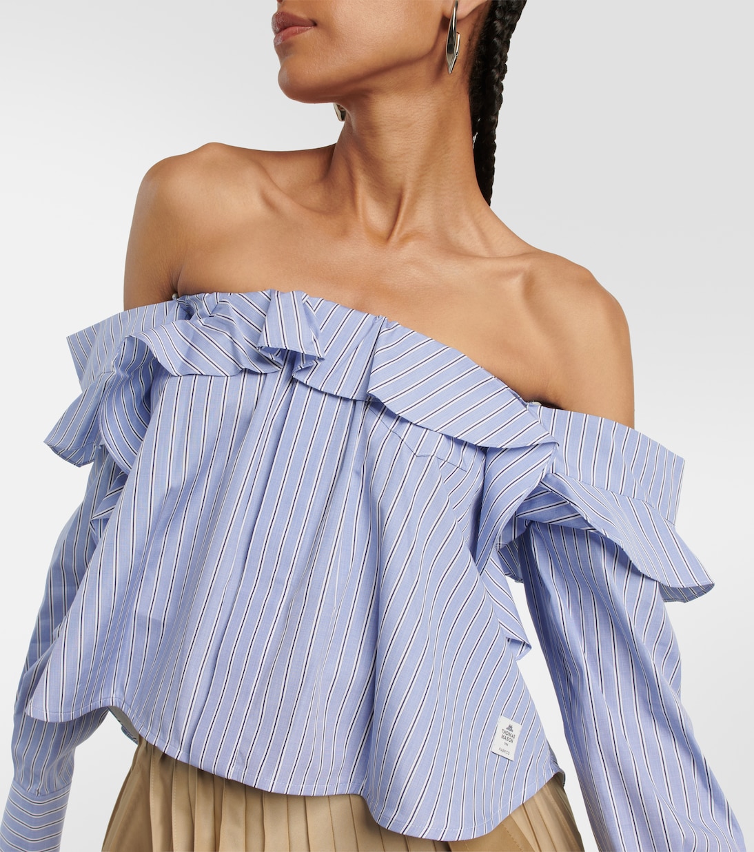 X Thomas Mason Hemd aus Baumwolle | Sacai
