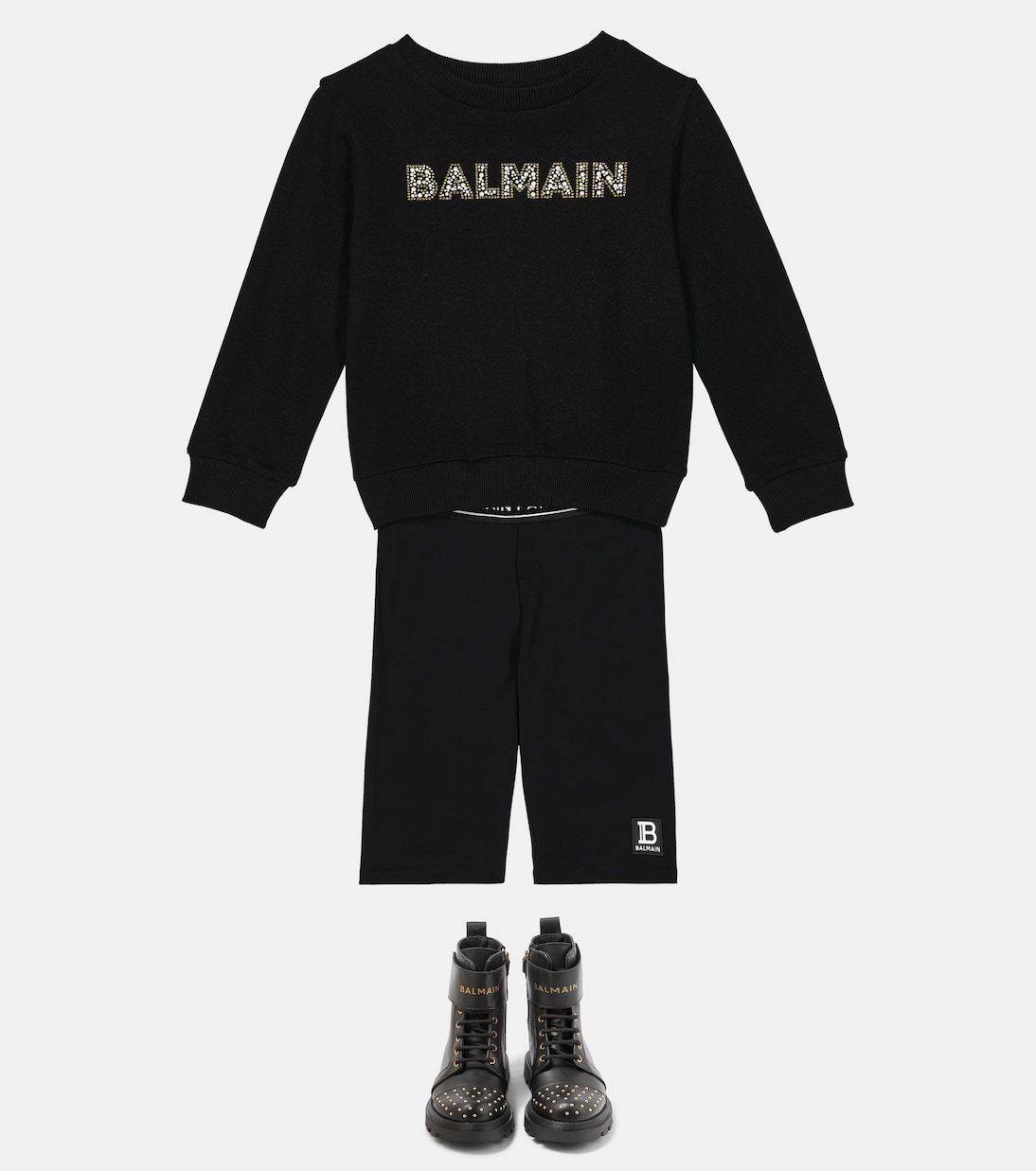 Sweatshirt aus Baumwoll-Jersey | Balmain Kids