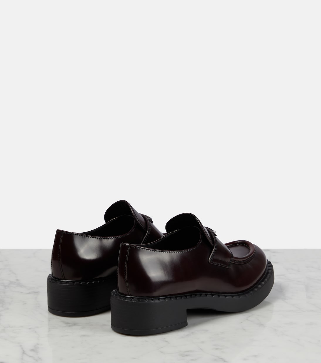Loafers aus Leder | Prada