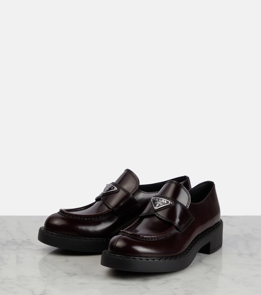Loafers aus Leder | Prada