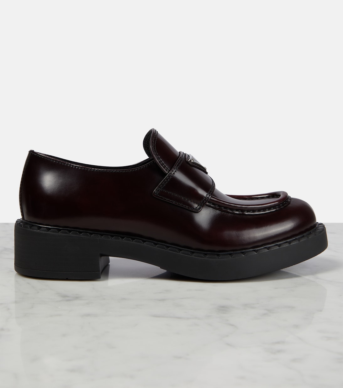 Loafers aus Leder | Prada