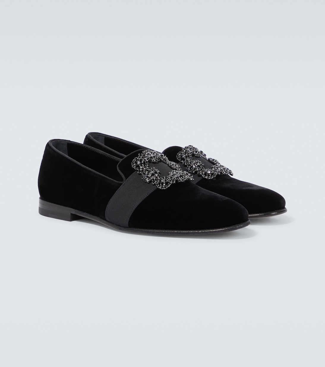 Mocassini Carlton in velluto | Manolo Blahnik