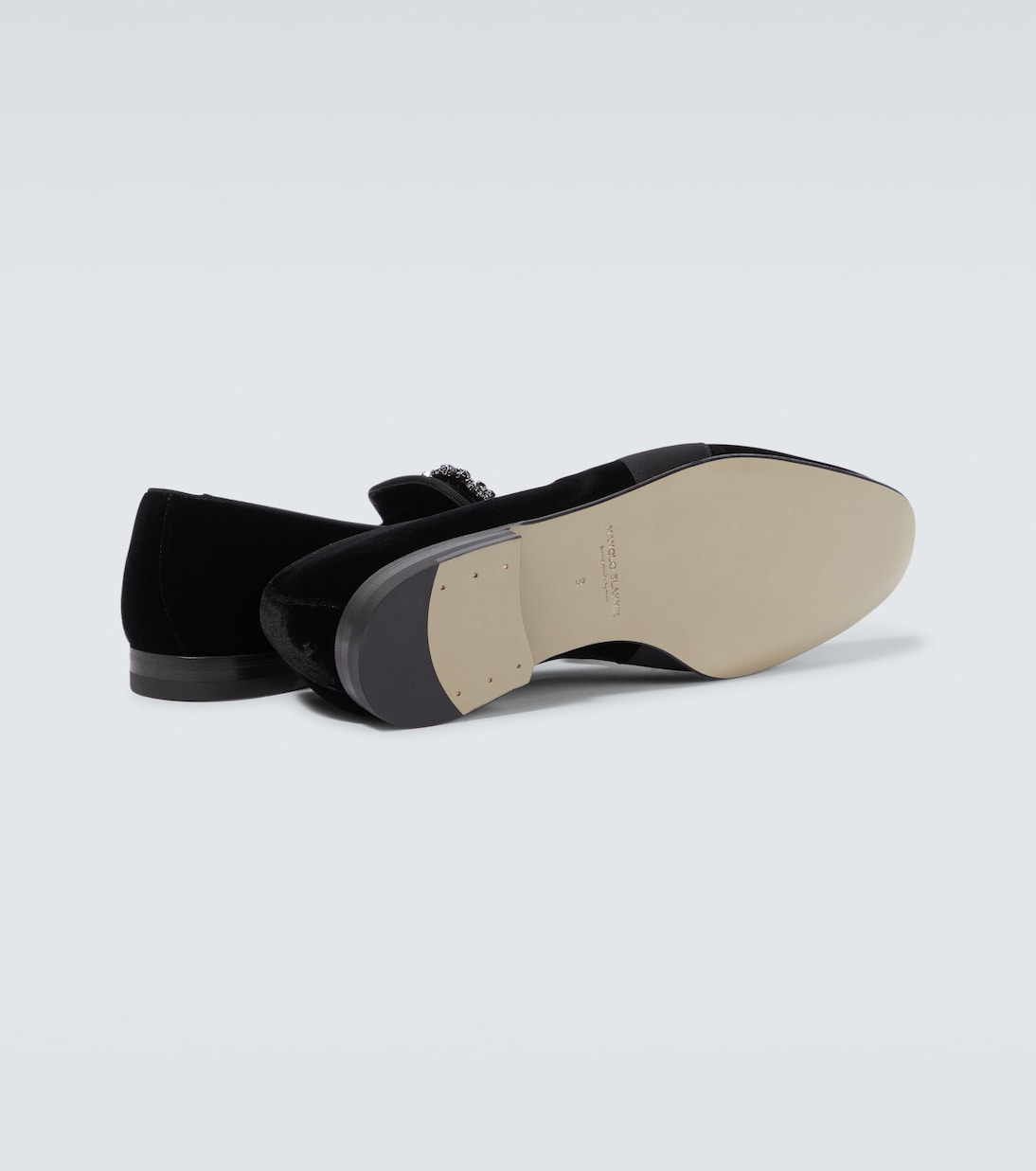 Mocassini Carlton in velluto | Manolo Blahnik