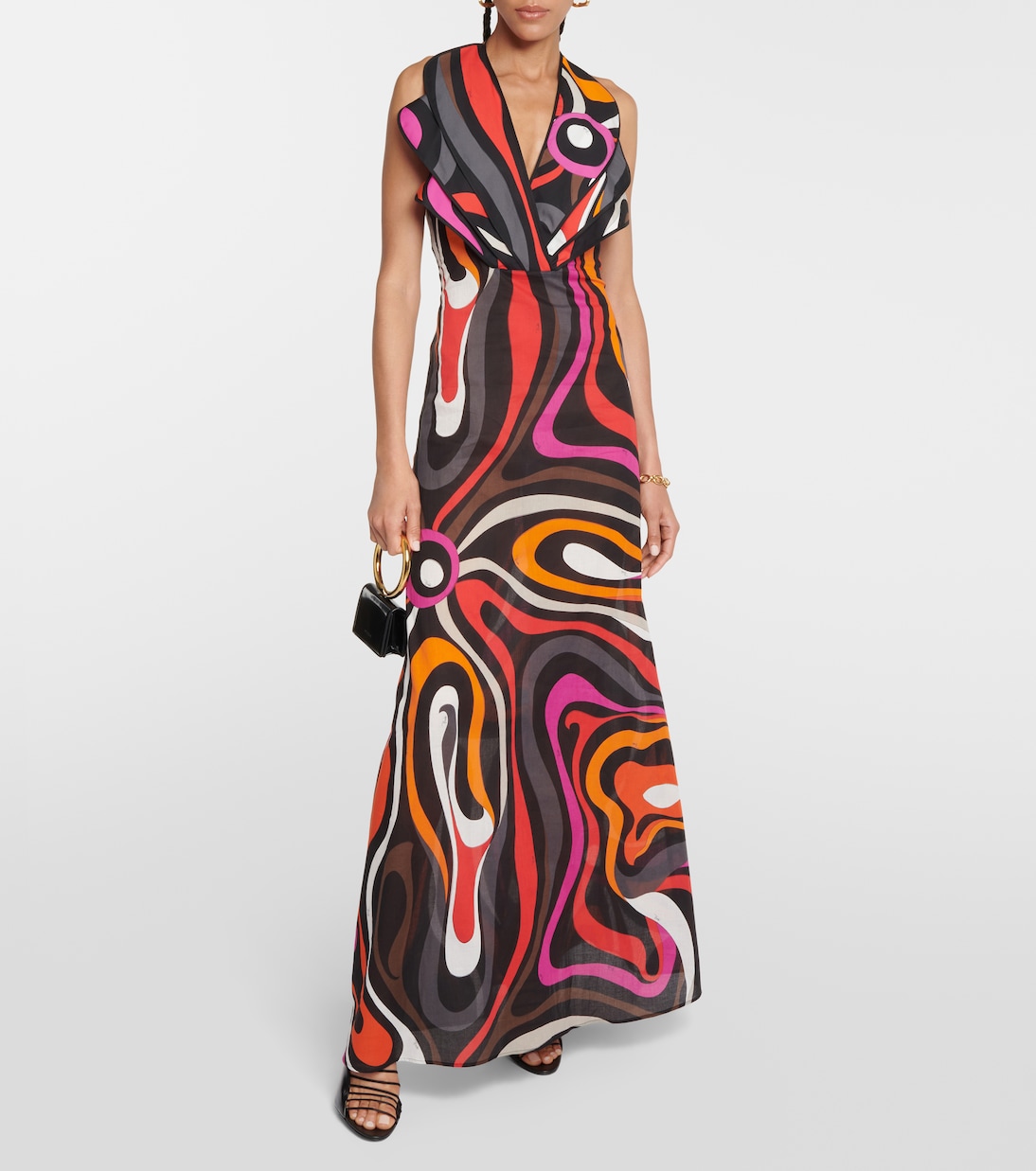 Marmo cotton maxi dress | Pucci