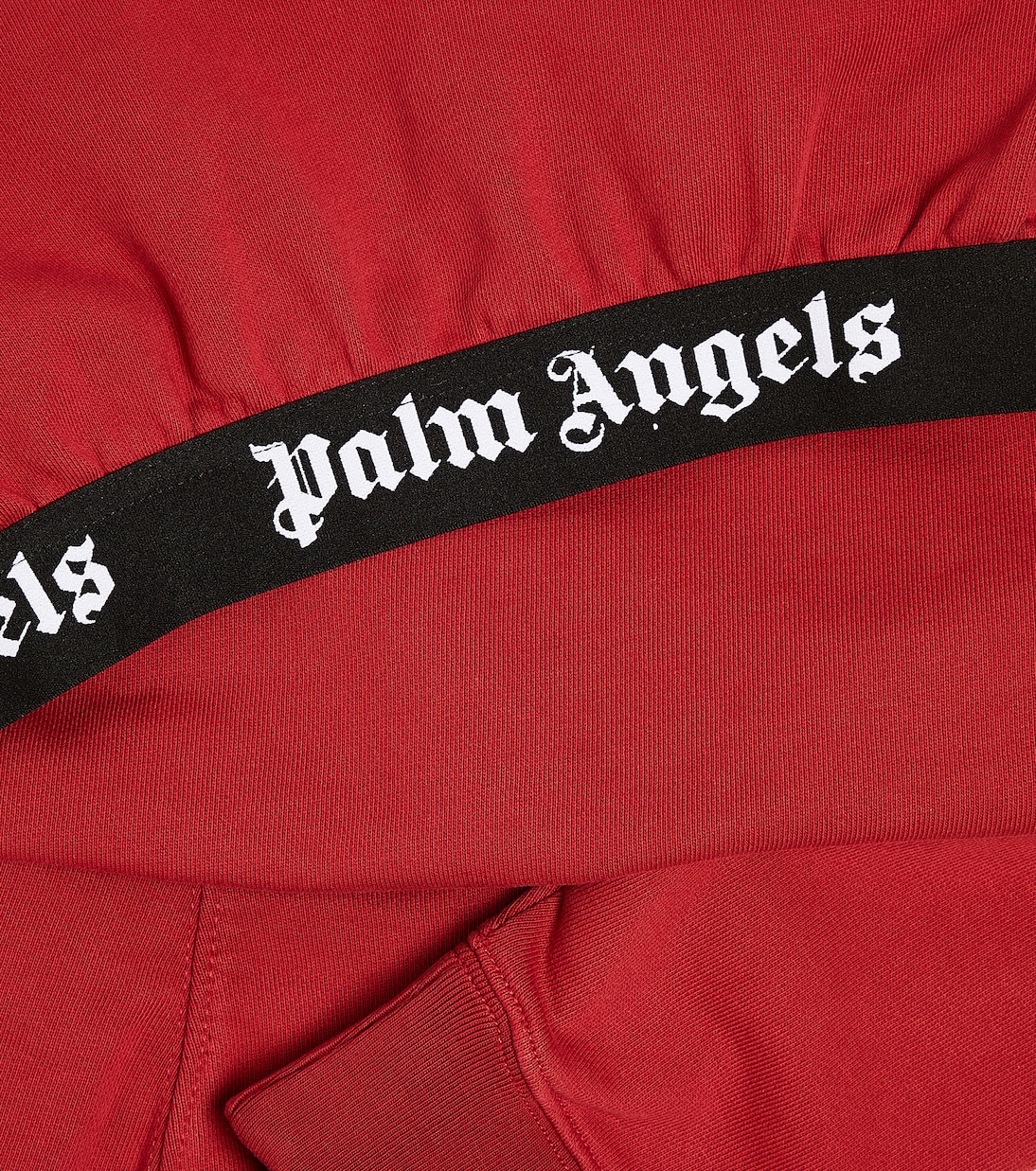 Cropped-Hoodie aus Baumwoll-Jersey | Palm Angels Kids