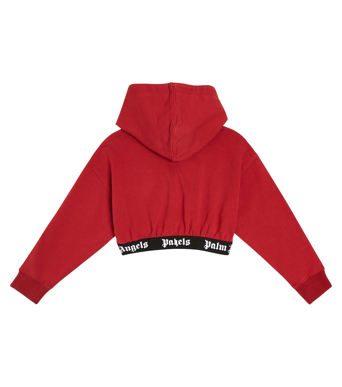 Cropped-Hoodie aus Baumwoll-Jersey | Palm Angels Kids