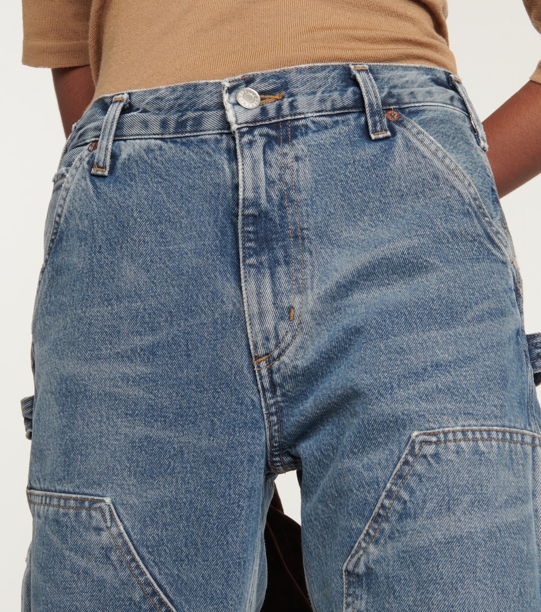 Jeans slim Rami de tiro medio | Agolde