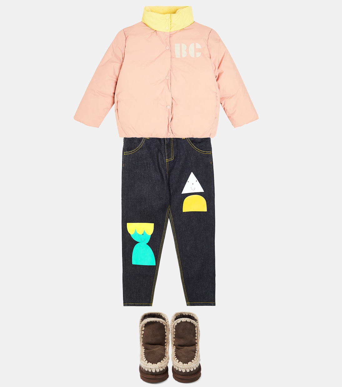 Stivali in suede e shearling | Mou Kids