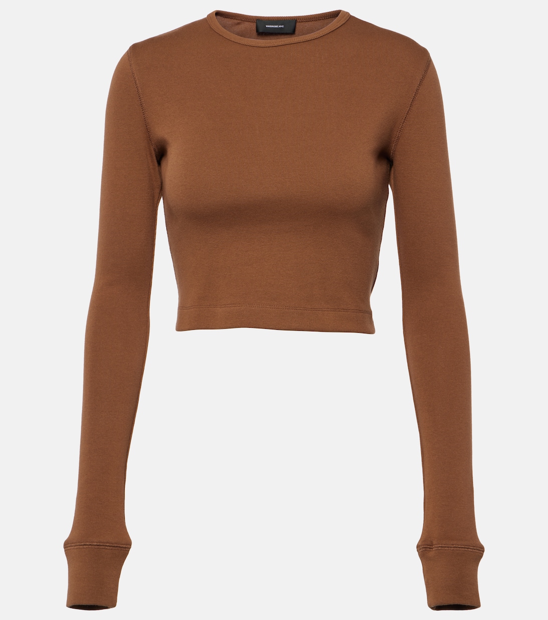 x Hailey Bieber crop top de jersey | Wardrobe.NYC