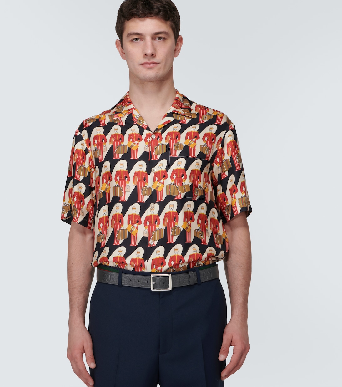 Gürtel GG aus Leder | Gucci