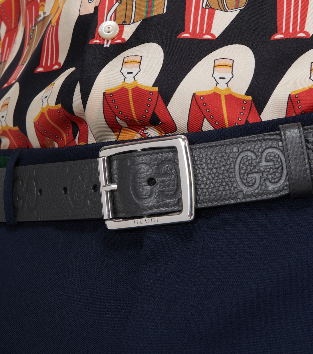 Gürtel GG aus Leder | Gucci