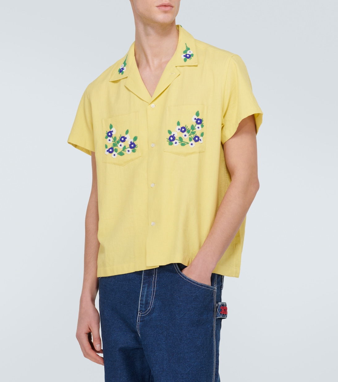 Camicia Chicory in cotone con ricamo | Bode