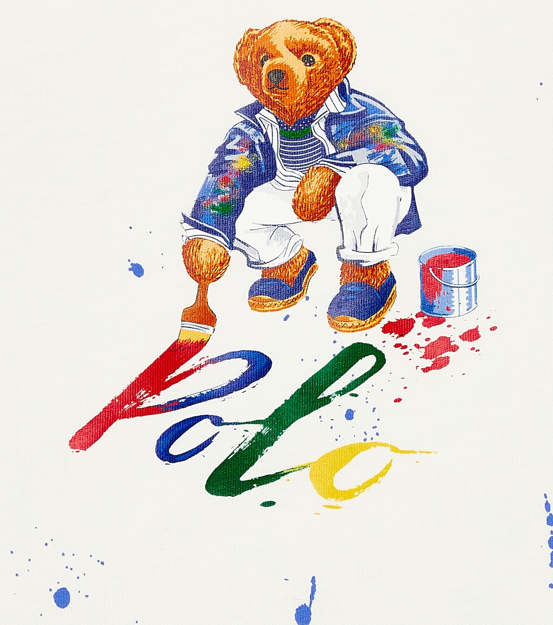 Baby Polo Bear cotton jersey T-shirt | Polo Ralph Lauren Kids