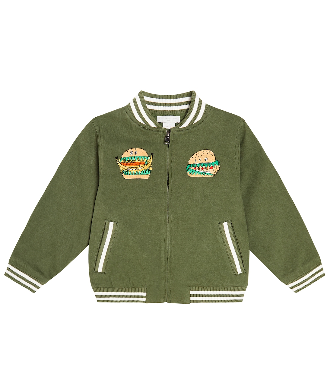 Chaqueta de mezcla de algodón bordada | Stella McCartney Kids