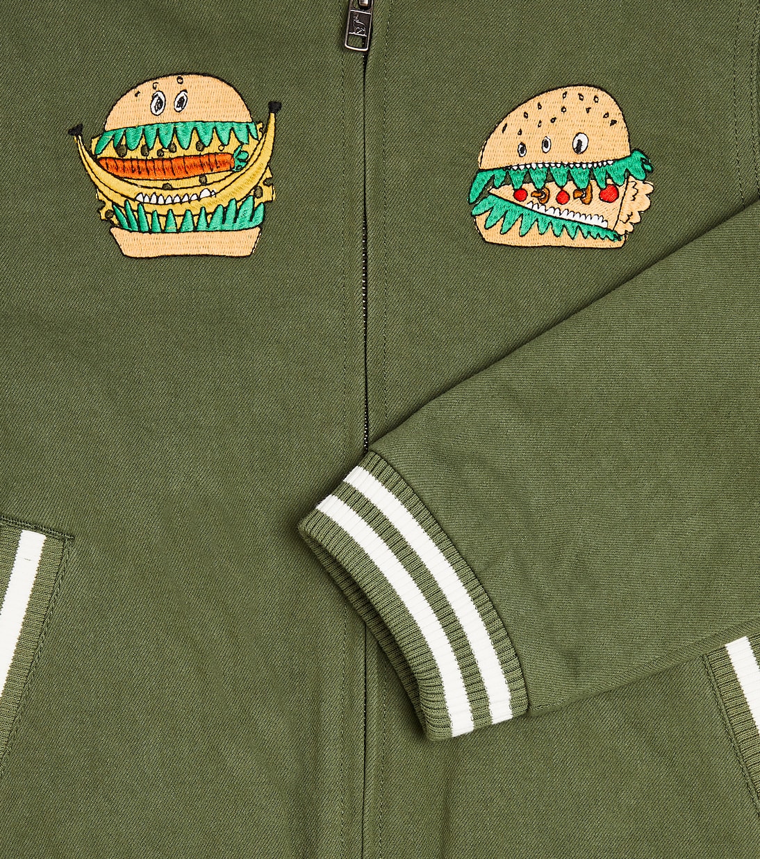 Chaqueta de mezcla de algodón bordada | Stella McCartney Kids