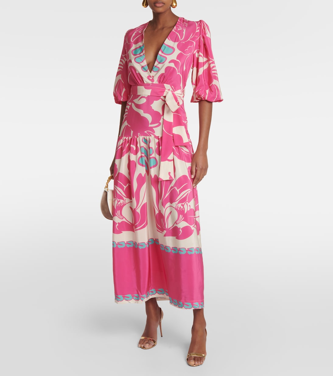 Maxikleid aus Seide | Adriana Degreas