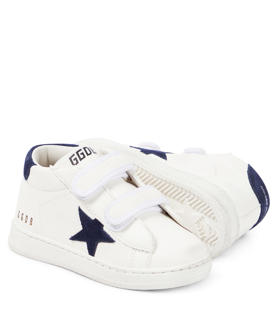 Bébé – Baskets June en cuir et daim | Golden Goose Kids
