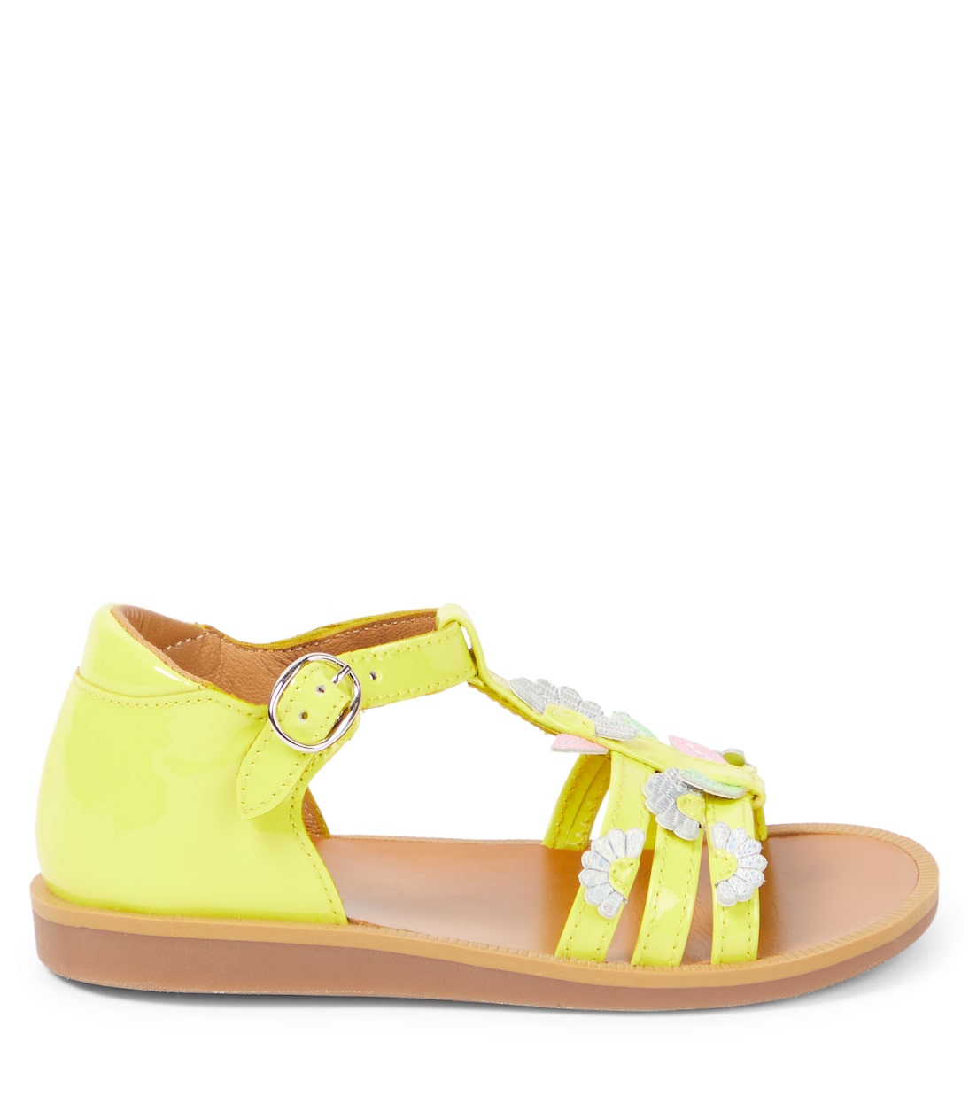 Sandali Poppy Multi Daisy in pelle | Pom d'Api