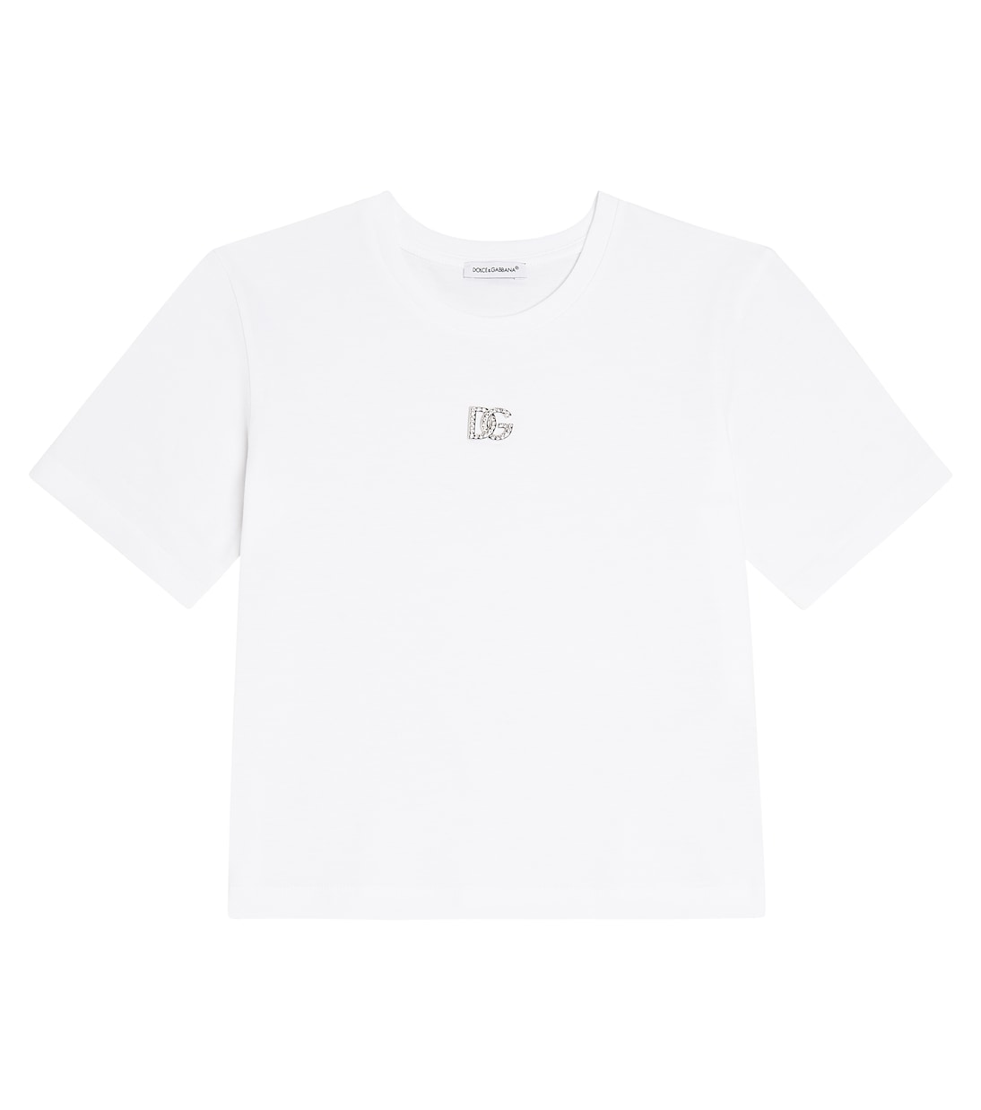 Camiseta DG de jersey de algodón | Dolce&Gabbana Kids