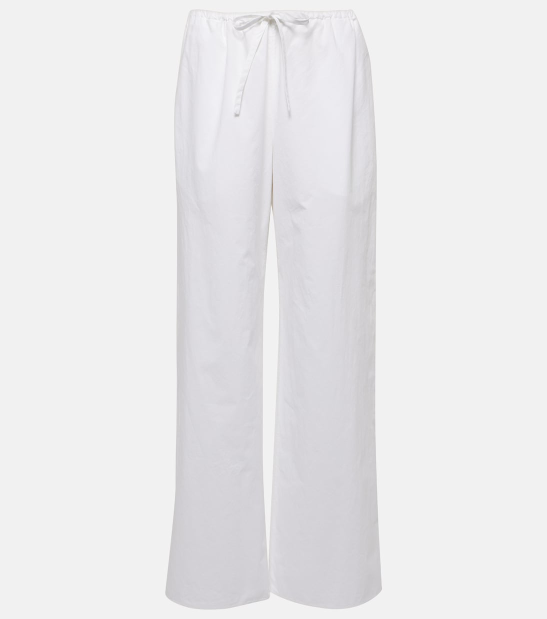Weite Mid-Rise-Hose Jugi aus Baumwolle | The Row