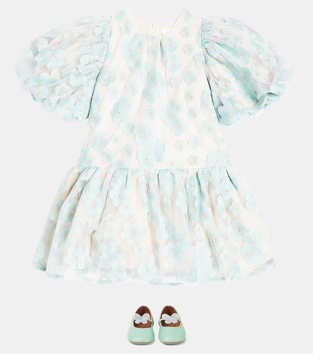 Besticktes Kleid aus Tüll | Petite Amalie  