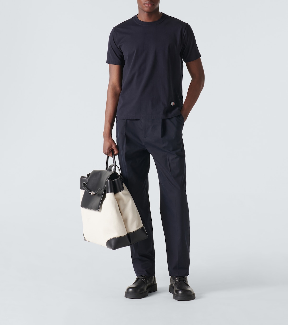 T-shirt en coton à logo | Bottega Veneta