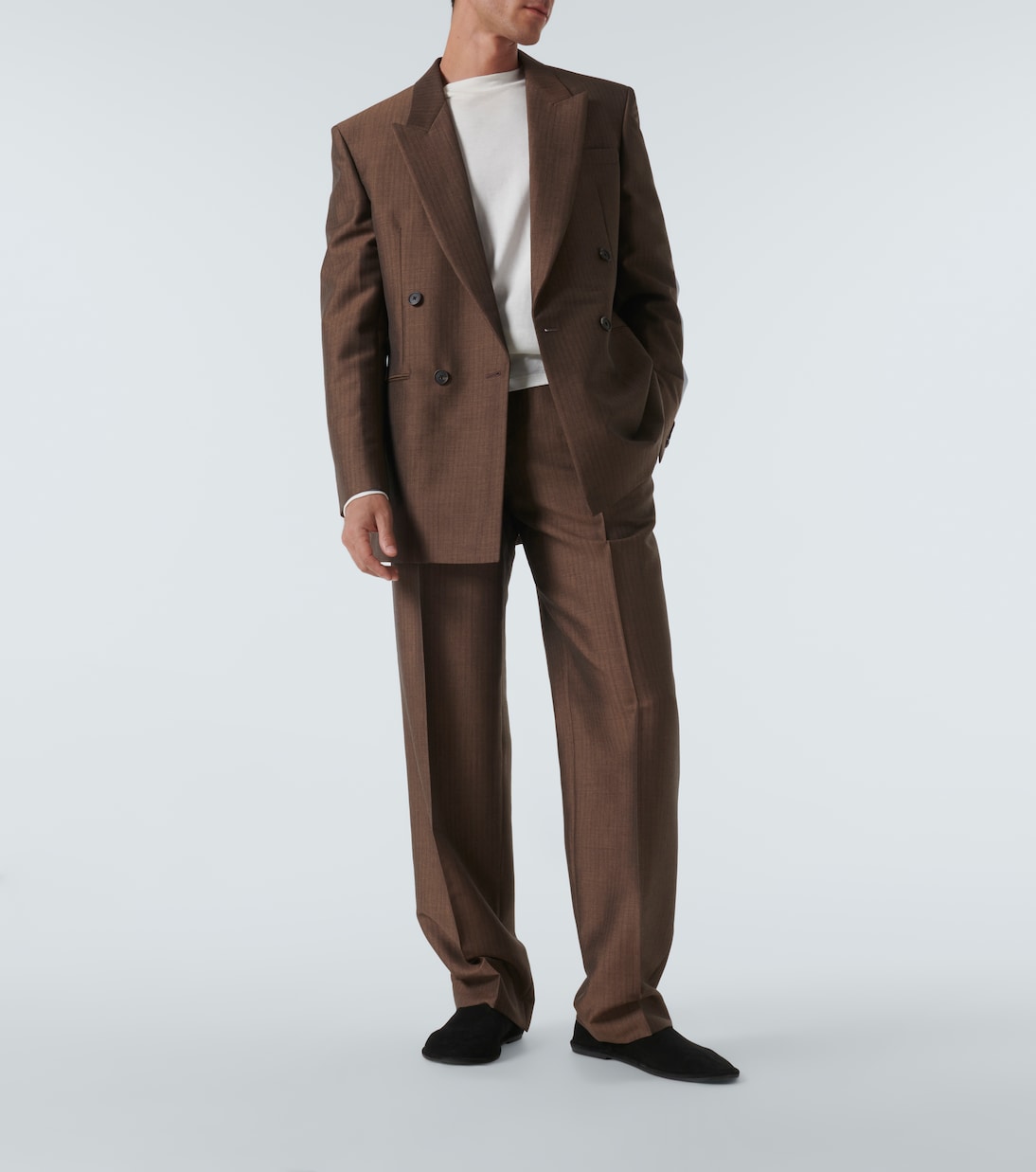Amman mohair and wool blazer | The Row
