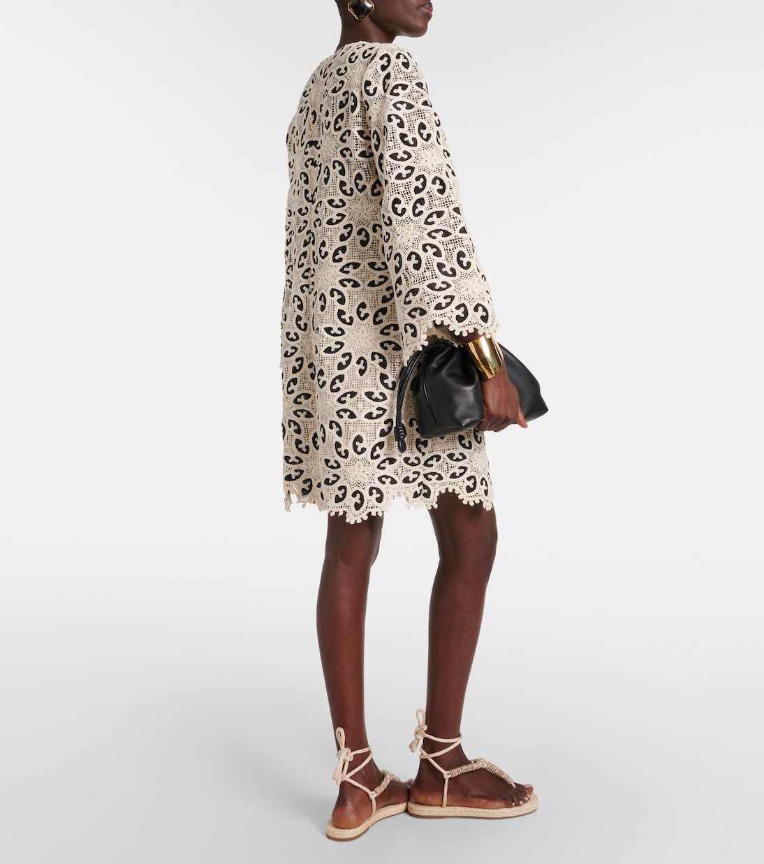 Miniabito Ottie in pizzo di misto cotone | Zimmermann