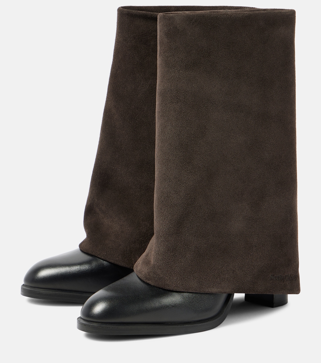Botas Melia 90 de piel y ante | See By Chloé