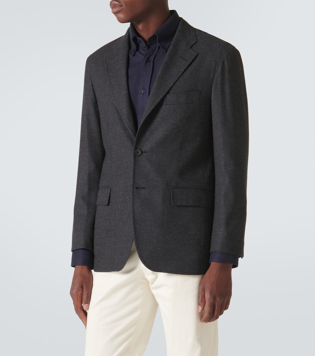 Blazer aus Wollflanell | Rubinacci