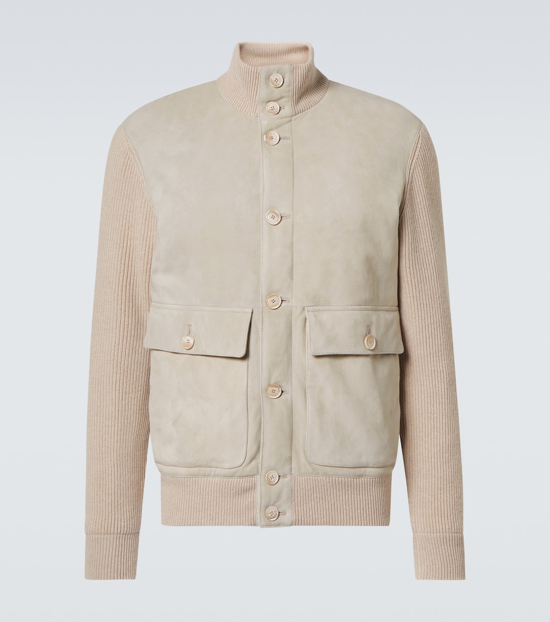 Chaqueta de ante y cachemir | Brunello Cucinelli