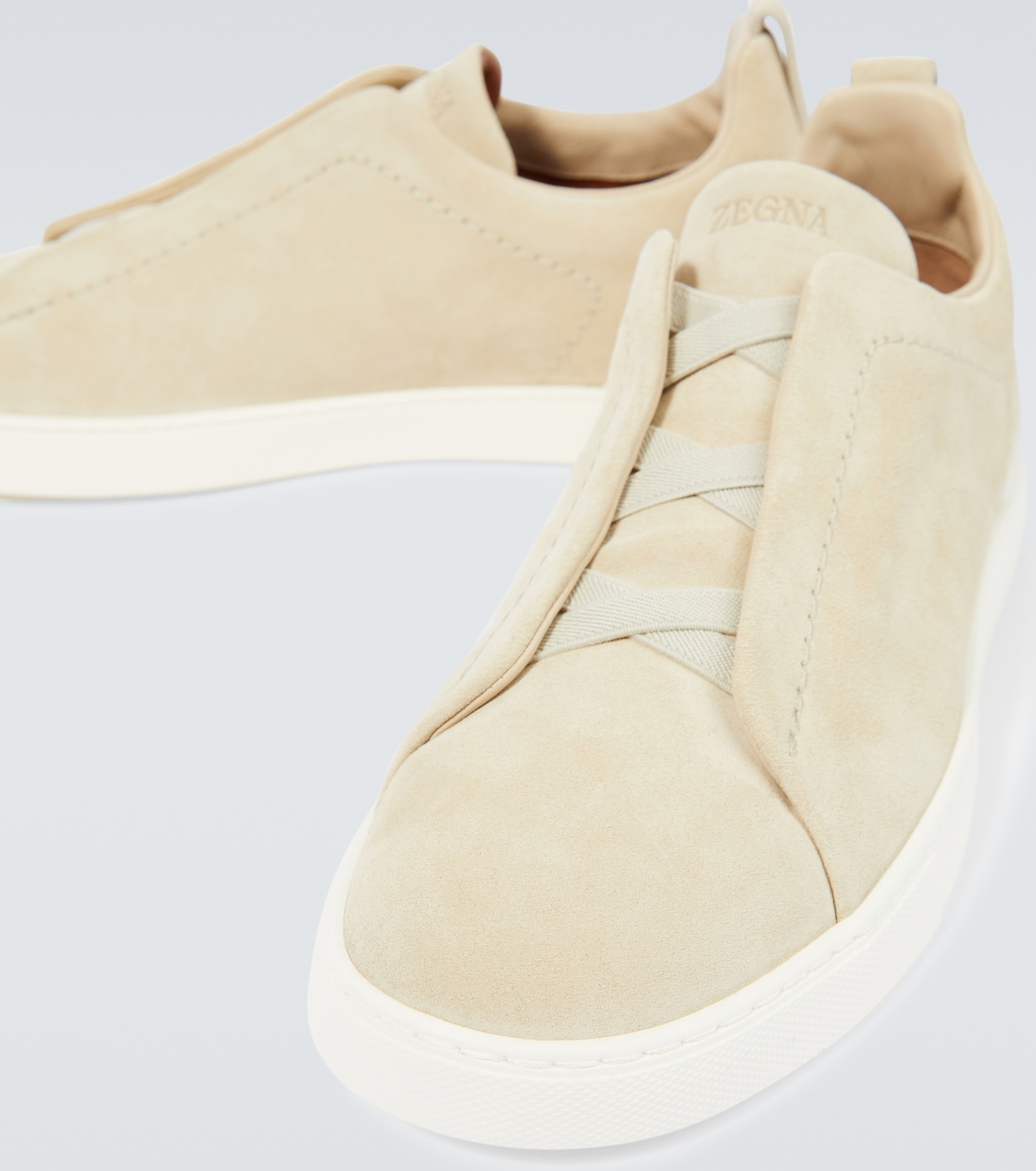 Triple Stitch suede sneakers | Zegna