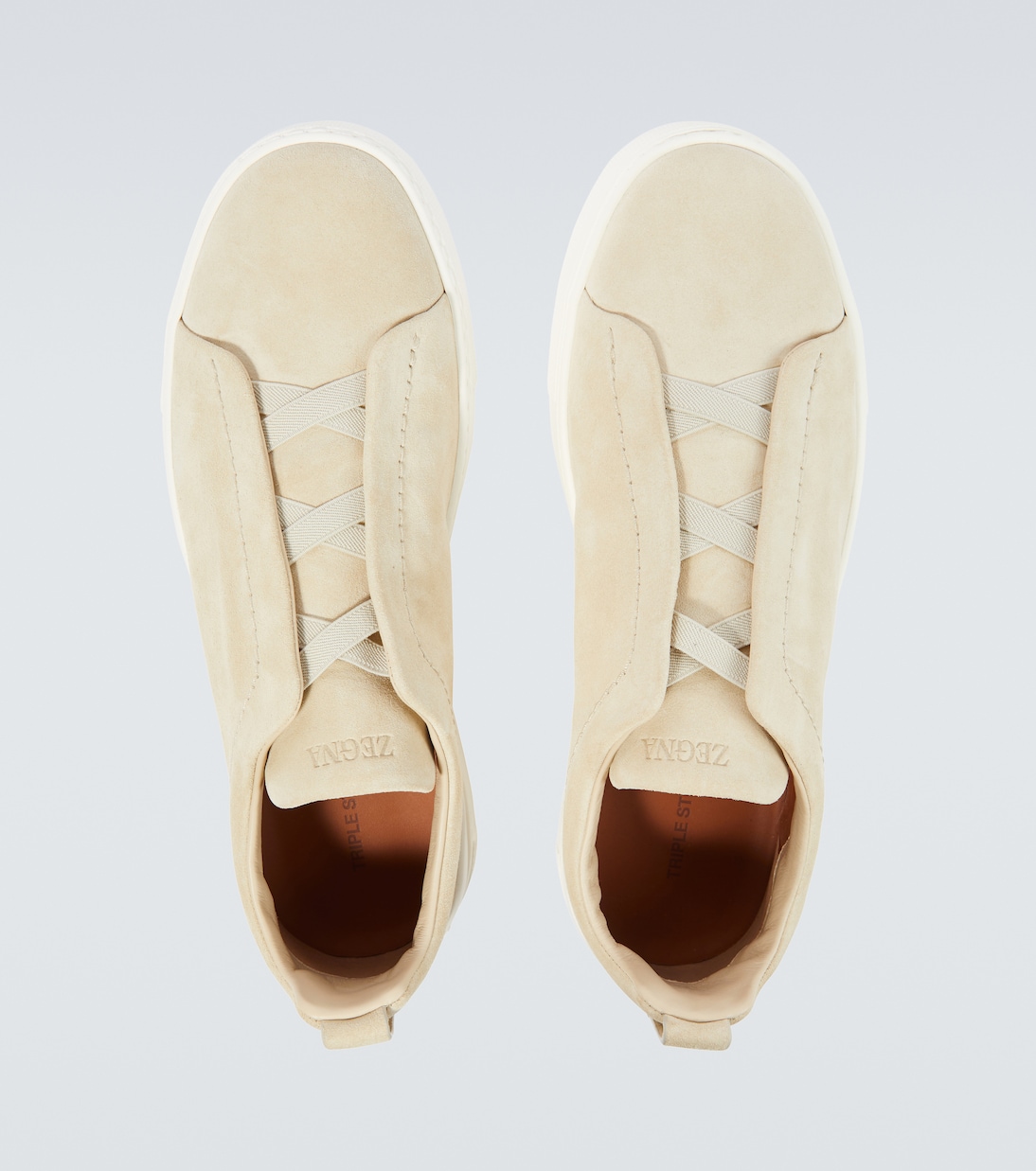 Triple Stitch suede sneakers | Zegna