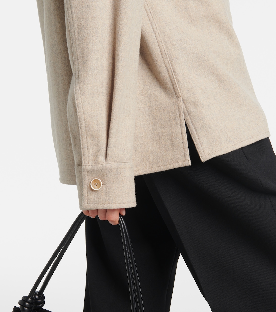 Virgin wool overshirt | Jil Sander