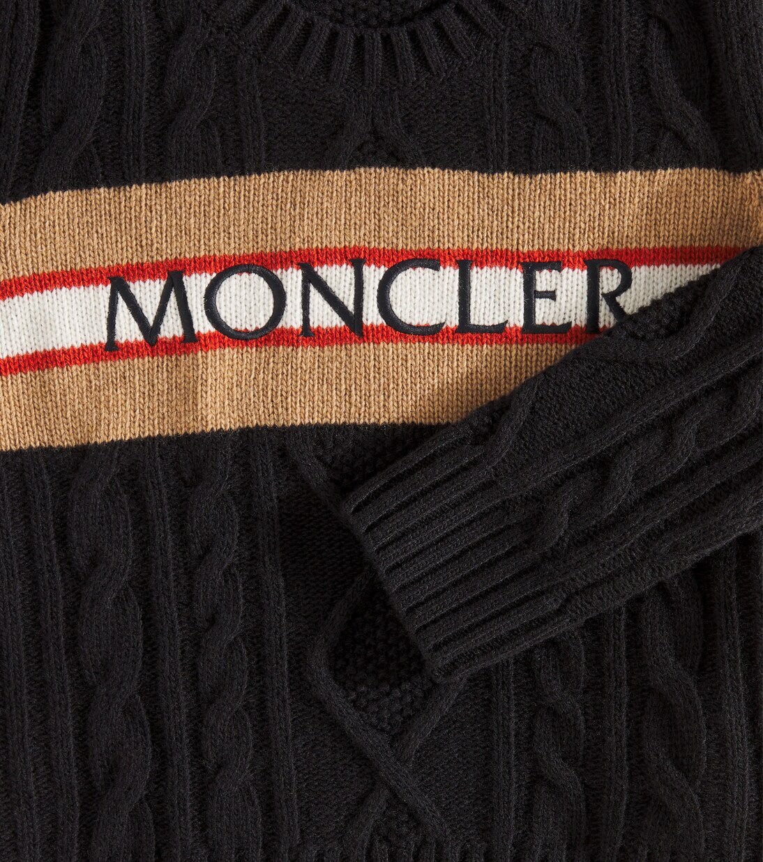 Logo virgin wool sweater | Moncler Enfant