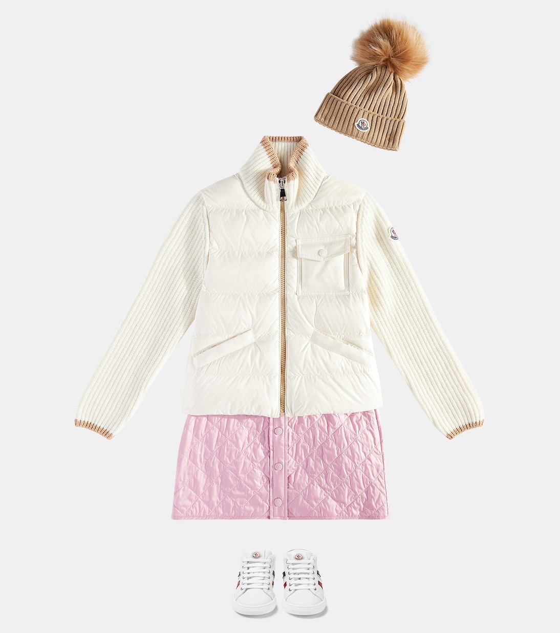 Berretto in lana vergine con logo | Moncler Enfant