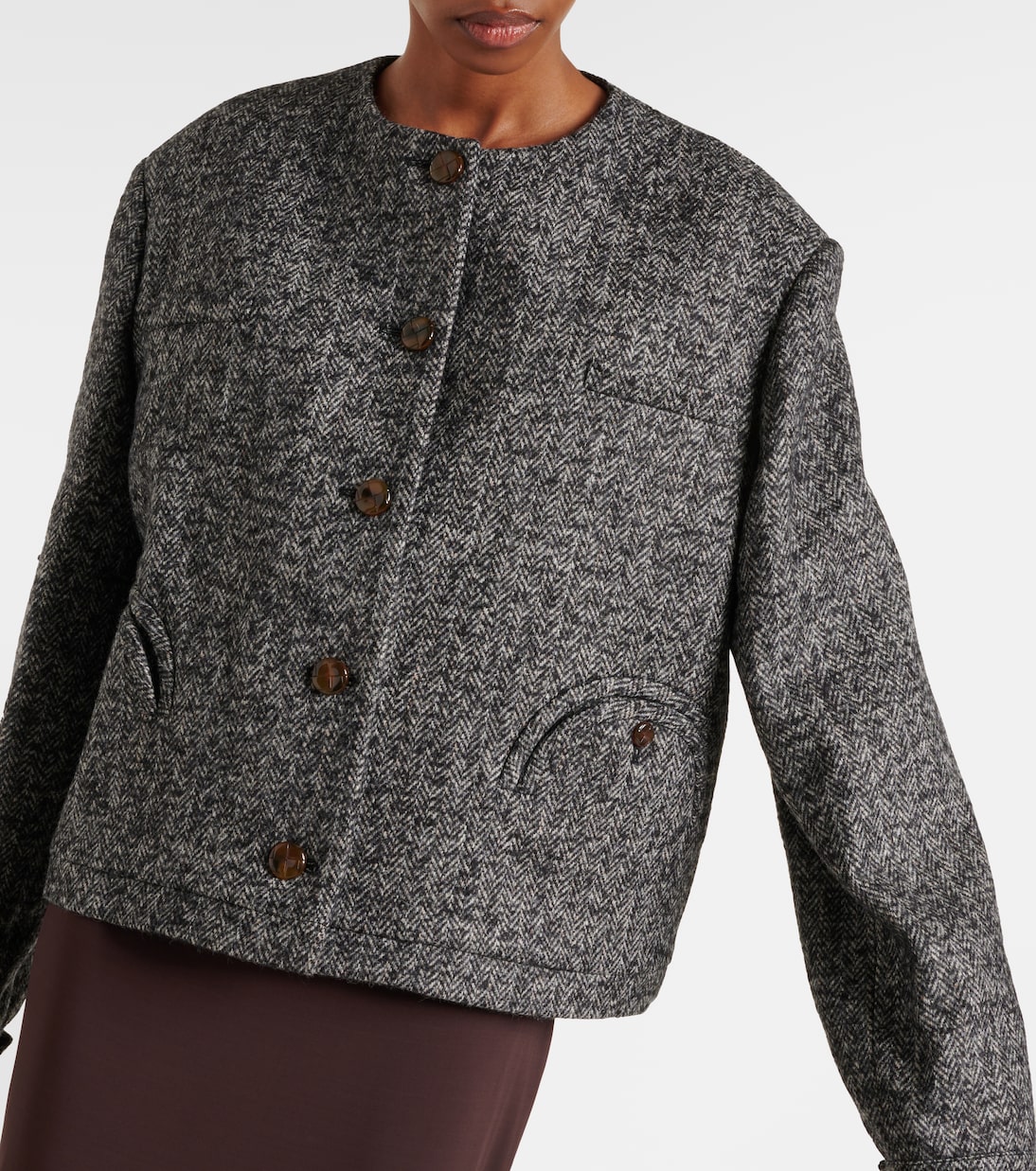 Chaqueta bolero Gliss de mezcla de lana | Blazé Milano