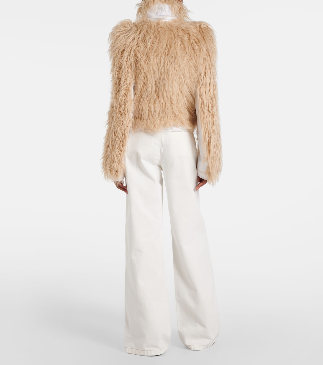 Faux fur jacket | Dries Van Noten