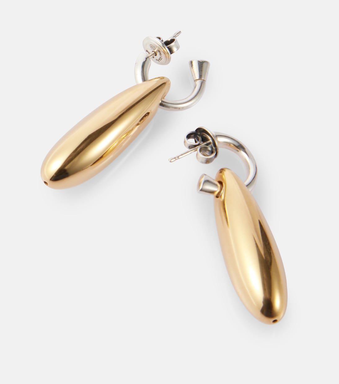 Orecchini in argento sterling bagnati in oro | Bottega Veneta
