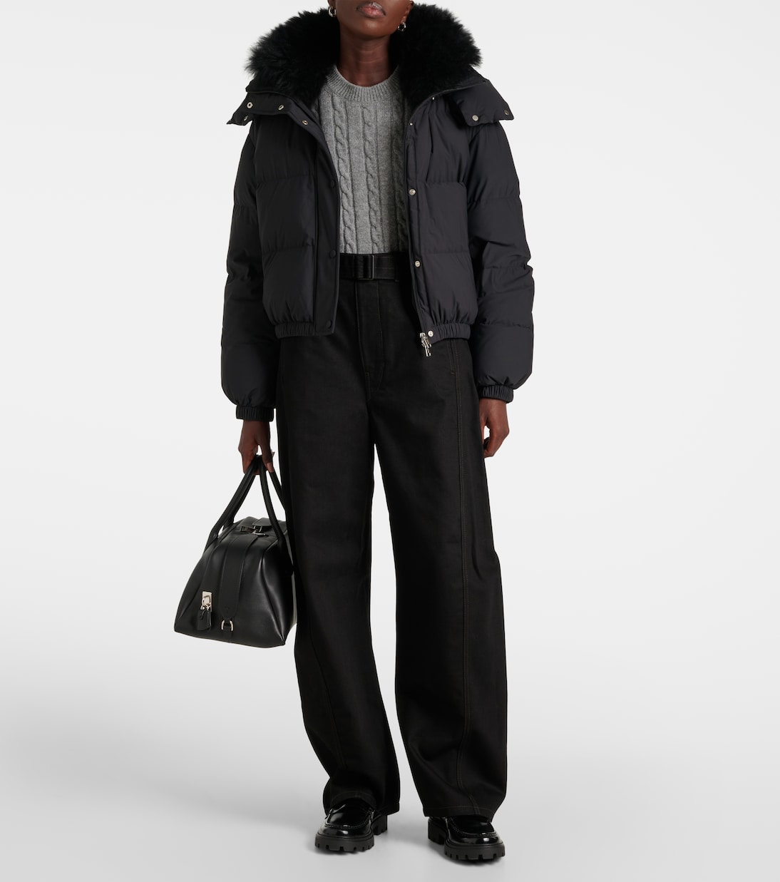 Piumino con shearling | Yves Salomon
