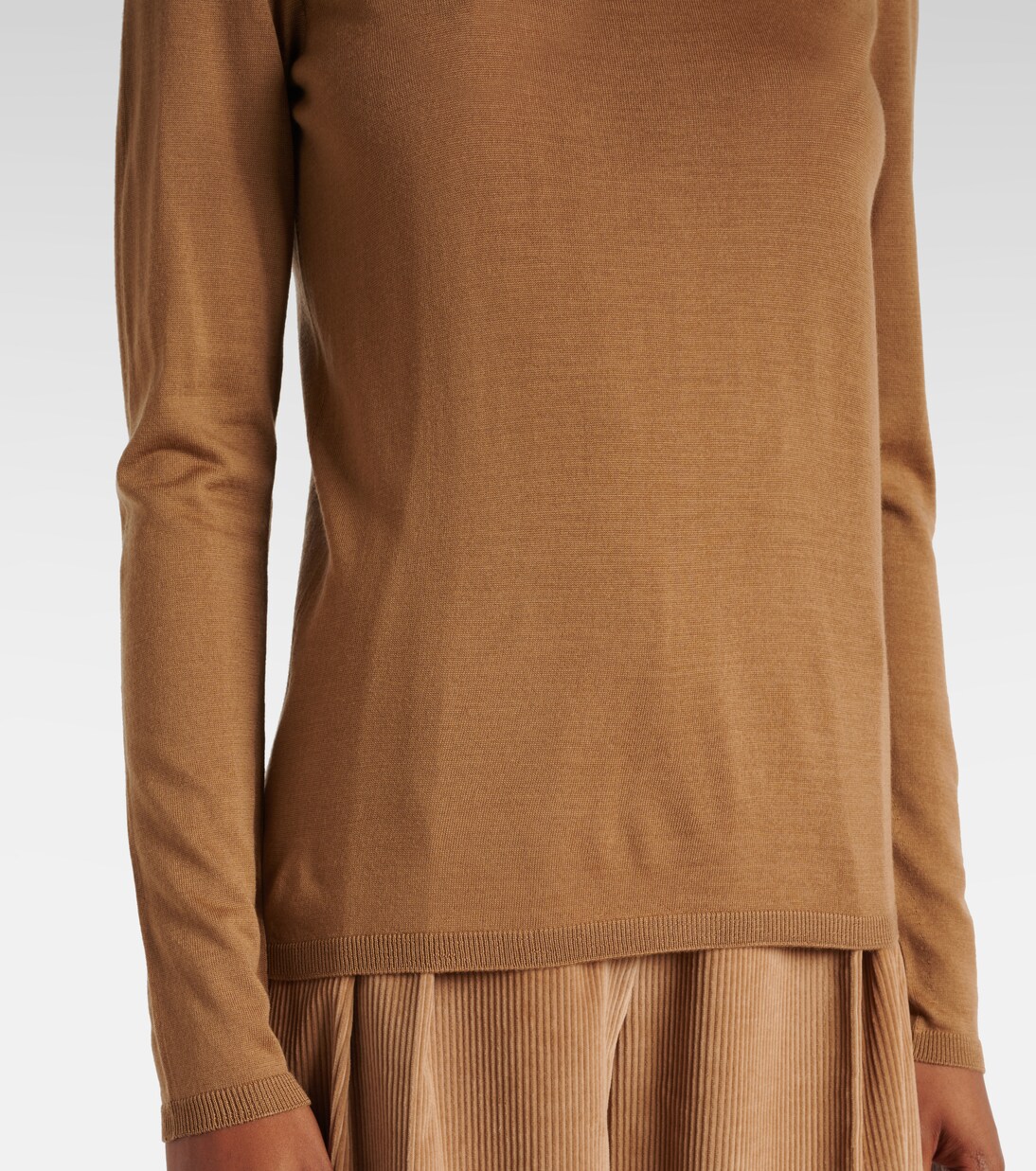 Saluto virgin wool turtleneck sweater | Max Mara