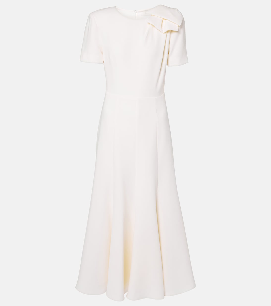 Robe midi en cady | Roland Mouret