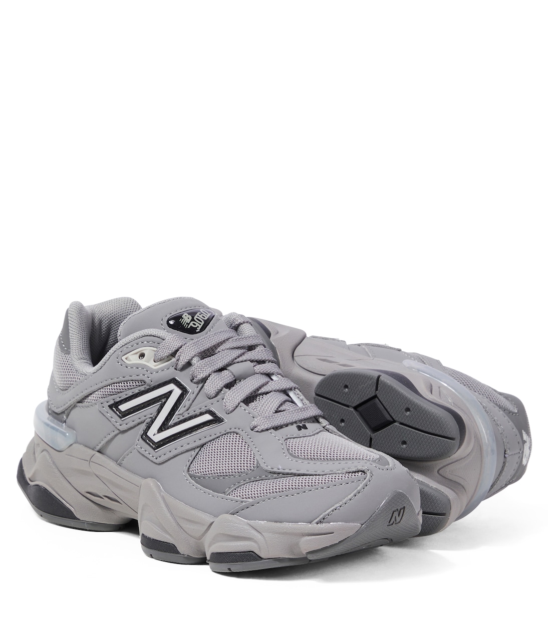9060 leather-trimmed sneakers | New Balance Kids