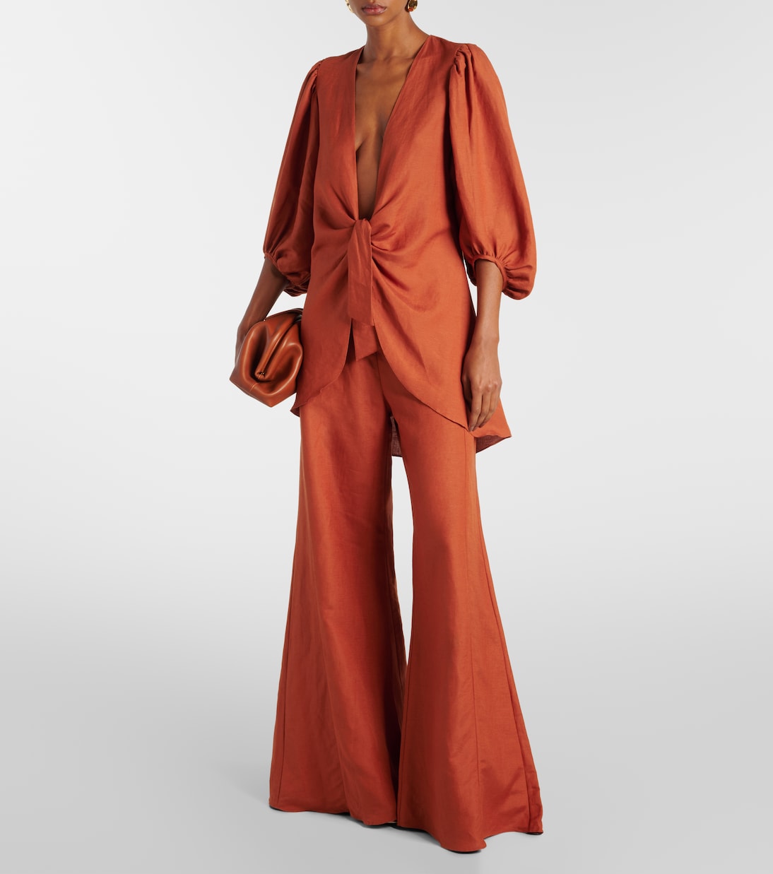 Weite High-Rise-Hose | Adriana Degreas