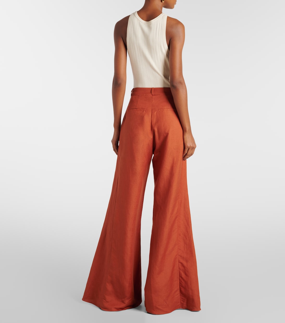 Weite High-Rise-Hose | Adriana Degreas