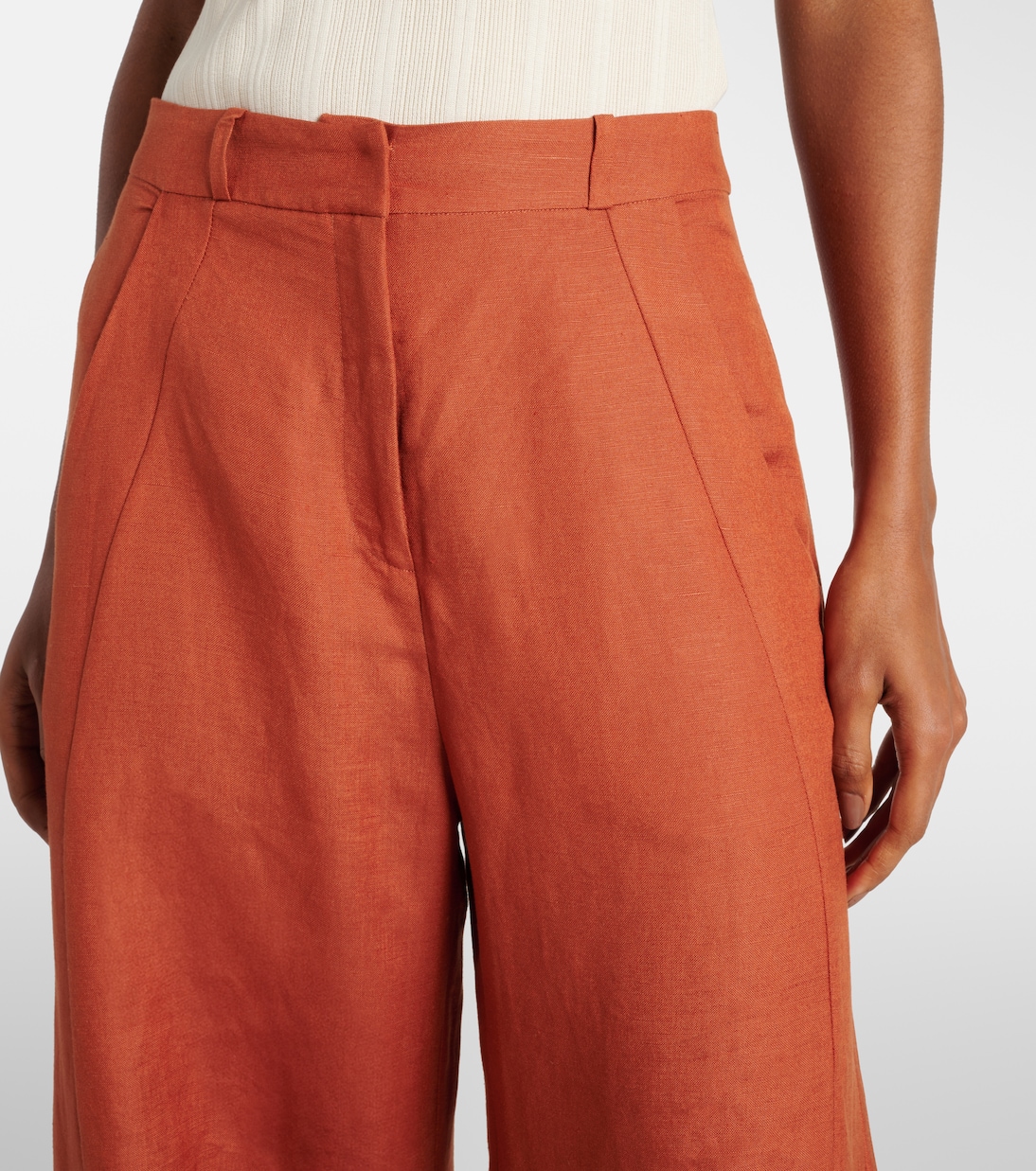 Weite High-Rise-Hose | Adriana Degreas