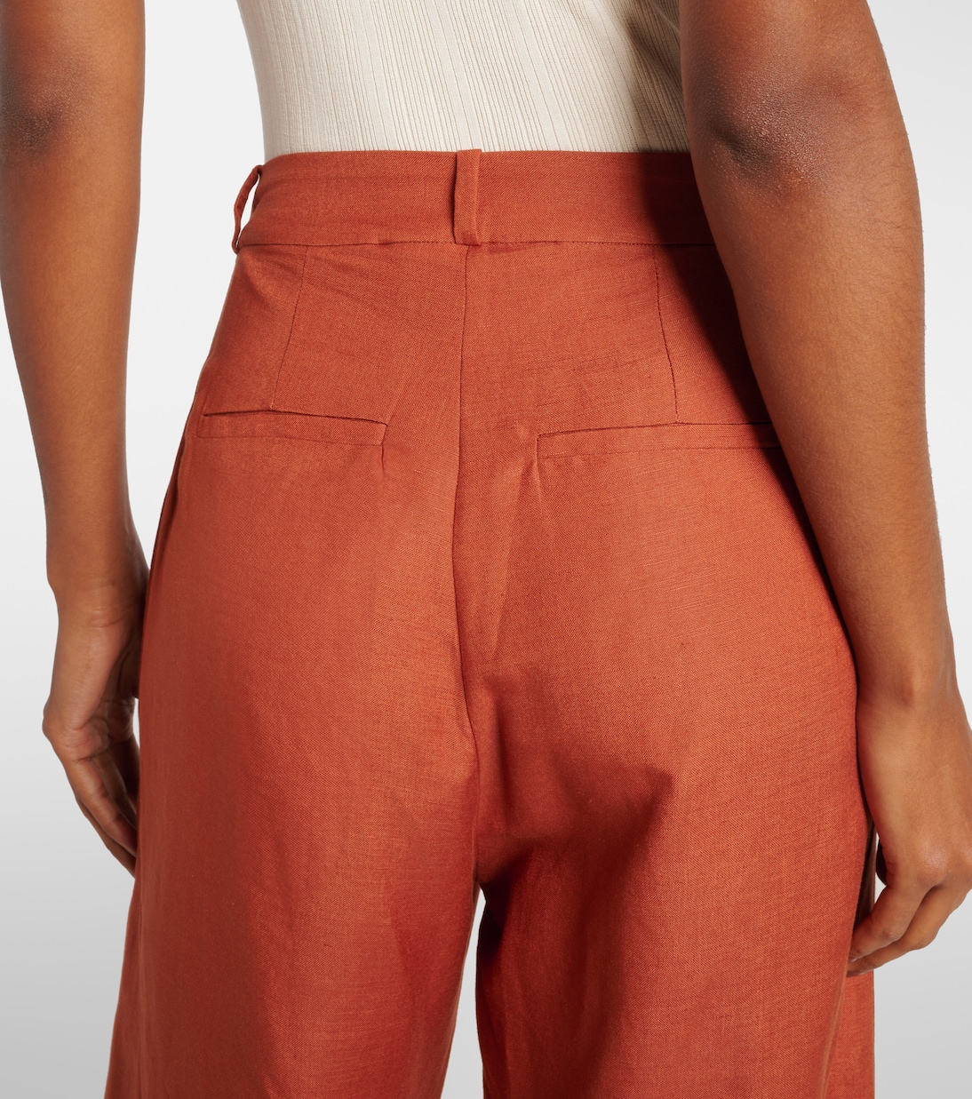 Weite High-Rise-Hose | Adriana Degreas