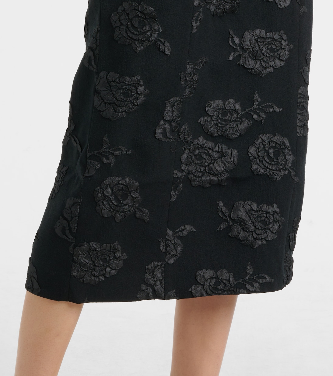 Robe midi en jacquard | Rotate